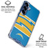NFL Los Angeles Chargers Zone Block Galaxy S25 Plus Clear Case