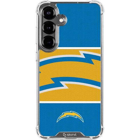 NFL Los Angeles Chargers Zone Block Galaxy S26 Clear Case