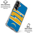 NFL Los Angeles Chargers Zone Block Galaxy S26 Clear Case