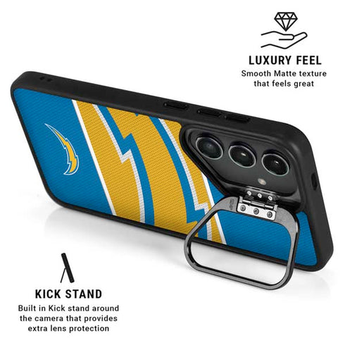 NFL Los Angeles Chargers Zone Block Galaxy S26 Kickstand Case