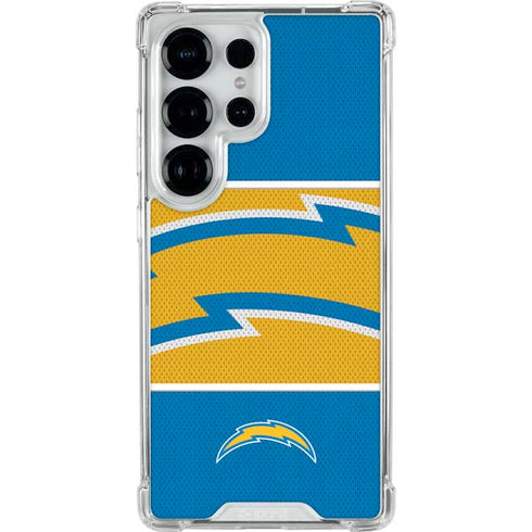 NFL Los Angeles Chargers Zone Block Galaxy S26 Ultra Clear Case