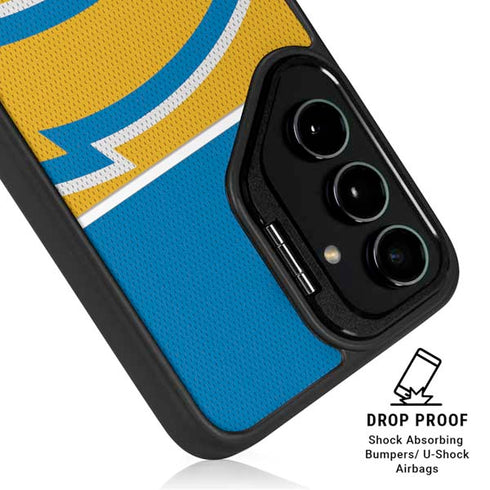 NFL Los Angeles Chargers Zone Block Galaxy S26 Ultra Kickstand Case