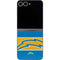 NFL Los Angeles Chargers Zone Block Galaxy Z Flip6 Skin