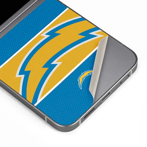 NFL Los Angeles Chargers Zone Block Galaxy Z Flip6 Skin