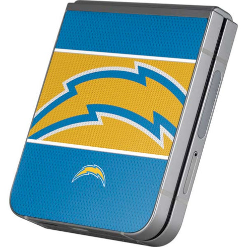 NFL Los Angeles Chargers Zone Block Galaxy Z Flip6 Skin
