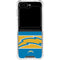 NFL Los Angeles Chargers Zone Block Galaxy Z Flip6 Clear Case