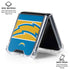 NFL Los Angeles Chargers Zone Block Galaxy Z Flip6 Clear Case