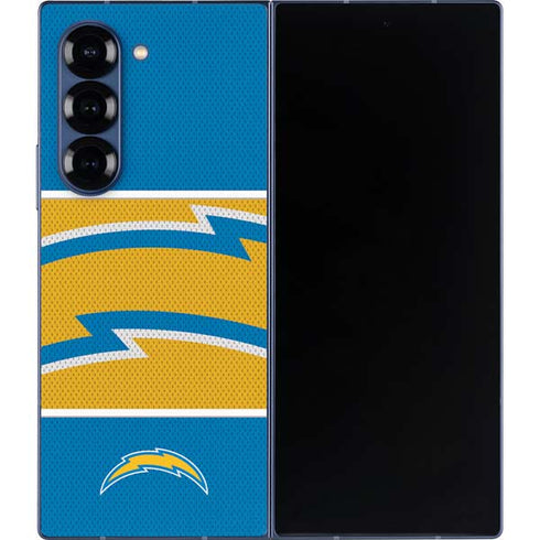 NFL Los Angeles Chargers Zone Block Galaxy Z Fold6 Skin