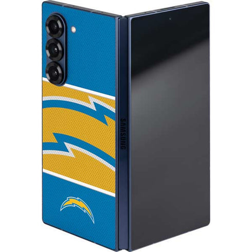 NFL Los Angeles Chargers Zone Block Galaxy Z Fold6 Skin