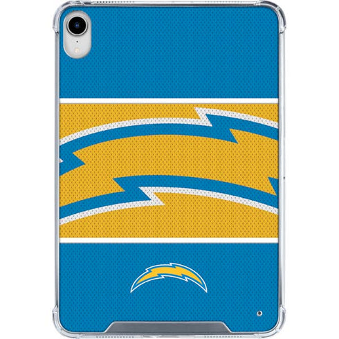 NFL Los Angeles Chargers Zone Block iPad 11th Gen (2025) Clear Case