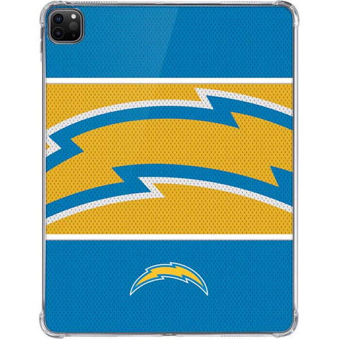 NFL Los Angeles Chargers Zone Block iPad Pro 11in (2024) Clear Case