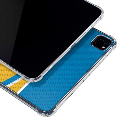 NFL Los Angeles Chargers Zone Block iPad Pro 11in (2024) Clear Case