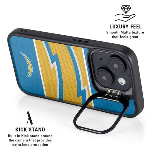 NFL Los Angeles Chargers Zone Block iPhone 13 Kickstand Case
