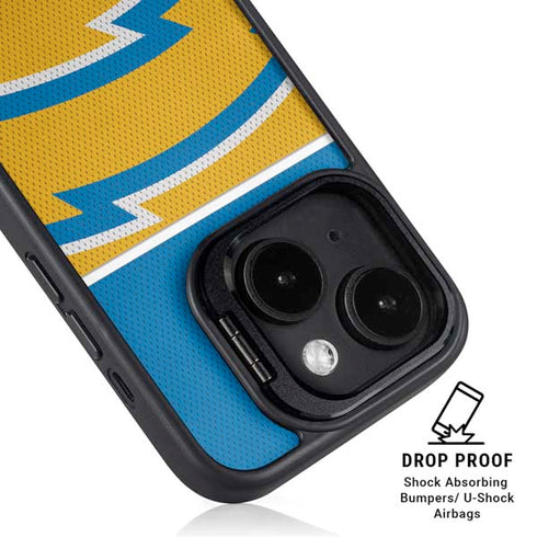 NFL Los Angeles Chargers Zone Block iPhone 13 Kickstand Case