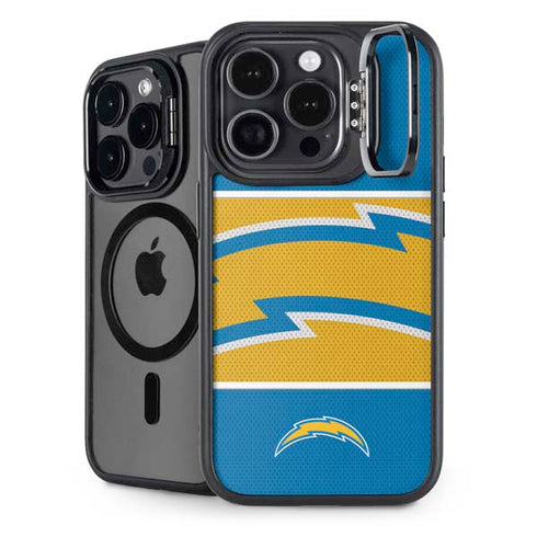 NFL Los Angeles Chargers Zone Block iPhone 14 Pro Max Kickstand Case