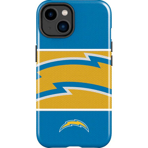 NFL Los Angeles Chargers Zone Block iPhone 15 Impact Case