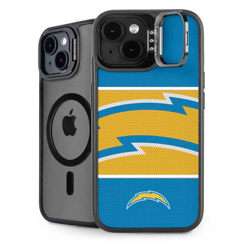 NFL Los Angeles Chargers Zone Block iPhone 15 Kickstand Case
