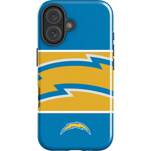 NFL Los Angeles Chargers Zone Block iPhone 16 Plus Impact Case