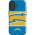 NFL Los Angeles Chargers Zone Block iPhone 16 Plus Impact Case