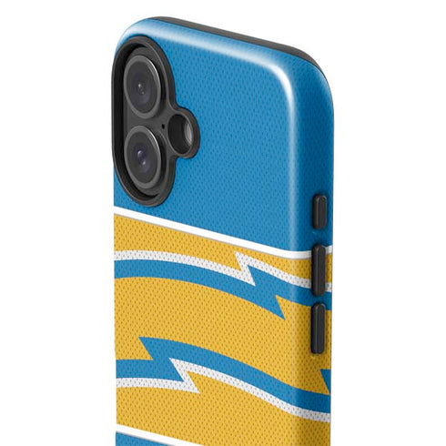 NFL Los Angeles Chargers Zone Block iPhone 16 Plus Impact Case