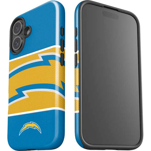 NFL Los Angeles Chargers Zone Block iPhone 16 Plus Impact Case