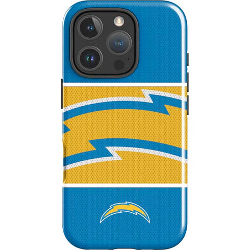 NFL Los Angeles Chargers Zone Block iPhone 16 Pro Impact Case