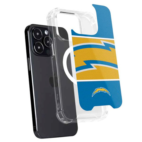 NFL Los Angeles Chargers Zone Block iPhone 16 Pro Max MagSafe Case