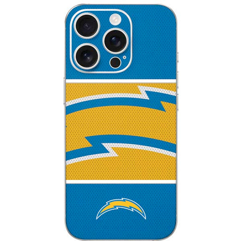 NFL Los Angeles Chargers Zone Block iPhone 16 Pro Skin
