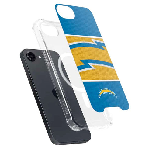 NFL Los Angeles Chargers Zone Block iPhone 16e MagSafe Case