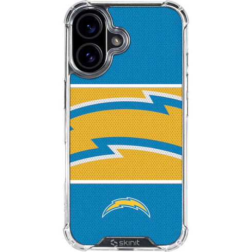 NFL Los Angeles Chargers Zone Block iPhone 17 Clear Case