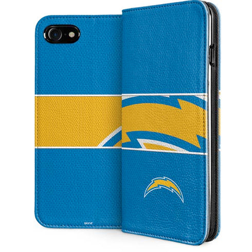 NFL Los Angeles Chargers Zone Block iPhone SE (2nd & 3rd Gen) Folio Case