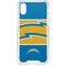 NFL Los Angeles Chargers Zone Block iPhone XS Clear Case