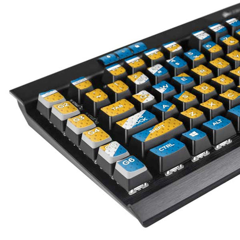 NFL Los Angeles Chargers Zone Block K95 RGB PLATINUM Mechanical Gaming Keyboard Skin