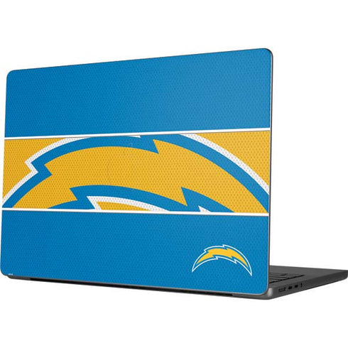 NFL Los Angeles Chargers Zone Block Apple MacBook Pro 14-inch Skin