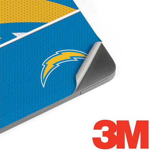 NFL Los Angeles Chargers Zone Block MacBook Skins