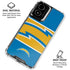 NFL Los Angeles Chargers Zone Block Moto G Power 5G (2024) Clear Case