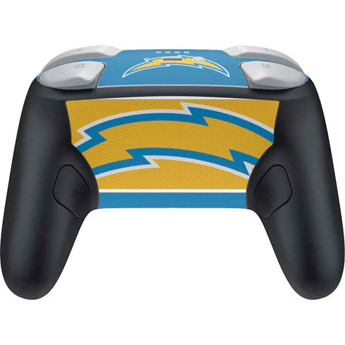 NFL Los Angeles Chargers Zone Block Nintendo Switch 2 (2025) Pro Controller Skin