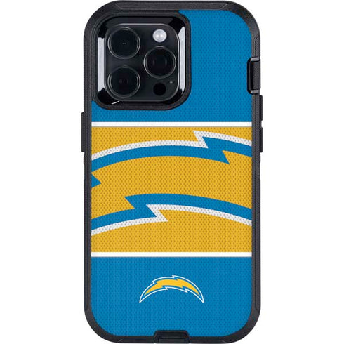 NFL Los Angeles Chargers Zone Block Otterbox Defender iPhone Skin