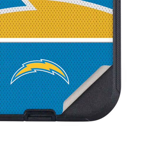 NFL Los Angeles Chargers Zone Block Otterbox Defender iPhone Skin
