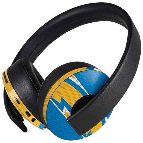 NFL Los Angeles Chargers Zone Block PlayStation 4 Gold Wireless Headset Skin