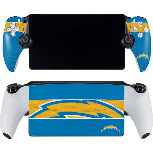 NFL Los Angeles Chargers Zone Block PlayStation PS5 Skins