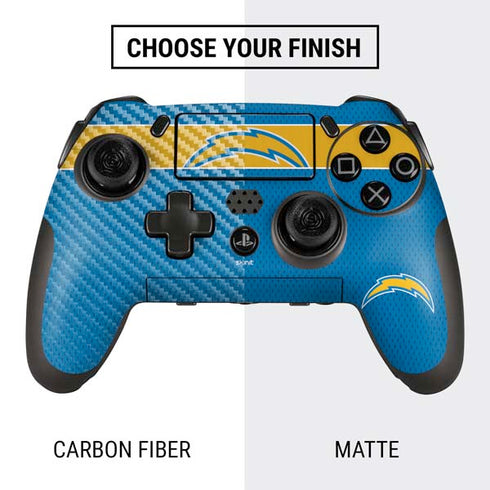 NFL Los Angeles Chargers Zone Block PlayStation Scuf Vantage 2 Controller Skin