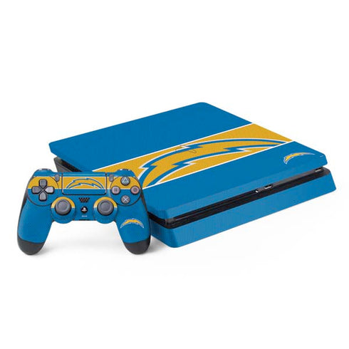 NFL Los Angeles Chargers Zone Block PlayStation PS4 Skins