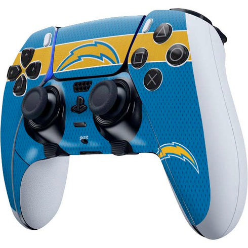 NFL Los Angeles Chargers Zone Block PS5 DualSense Edge Pro Controller Skin