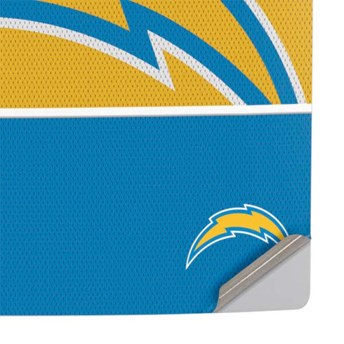 NFL Los Angeles Chargers Zone Block PS5 Pro Console Skin