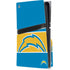 NFL Los Angeles Chargers Zone Block PS5 Pro Disk Console Skin