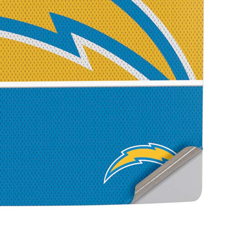 NFL Los Angeles Chargers Zone Block PS5 Pro Disk Console Skin