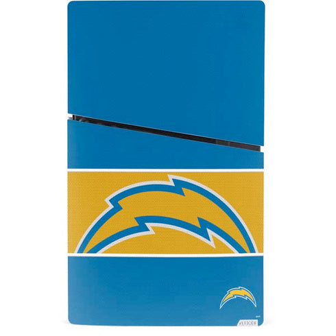 NFL Los Angeles Chargers Zone Block PS5 Slim Digital Edition Console Skin