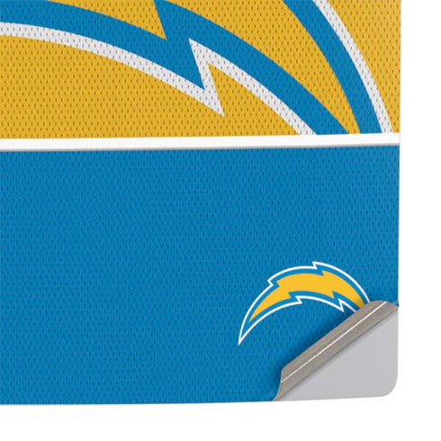 NFL Los Angeles Chargers Zone Block PS5 Slim Digital Edition Console Skin