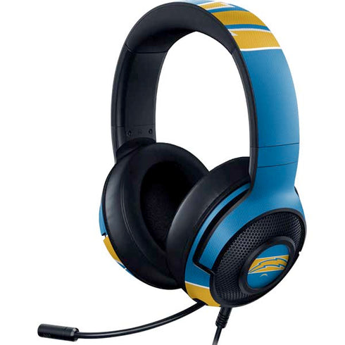NFL Los Angeles Chargers Zone Block Razer Kraken X Skin